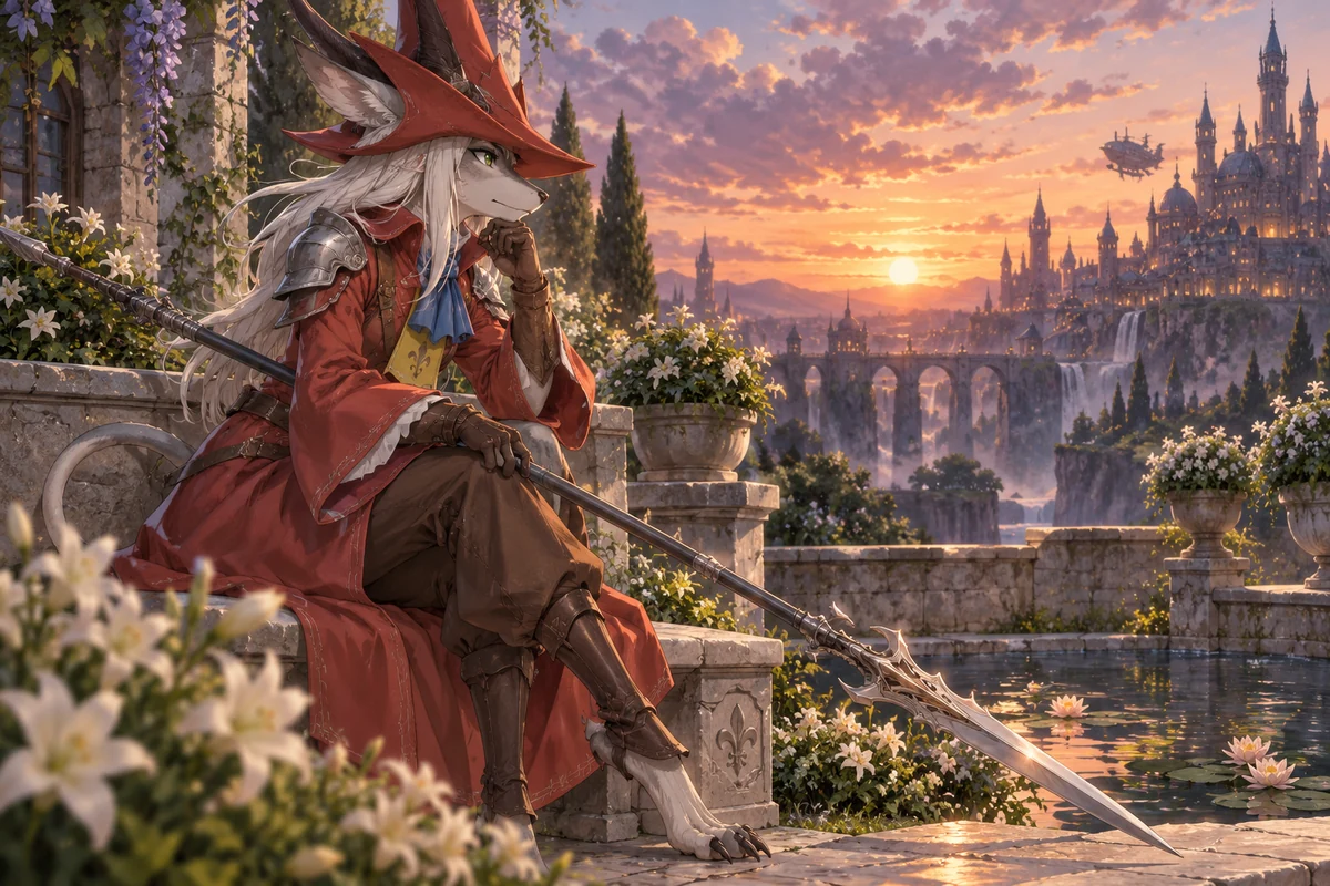 Freya Crescent AI 插画