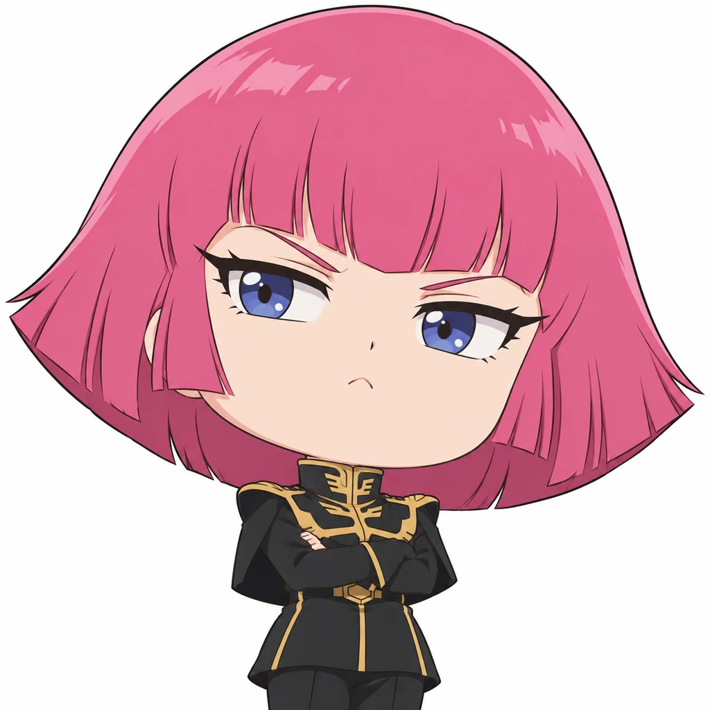 ハマーン・カーン AI 辅助角色插画