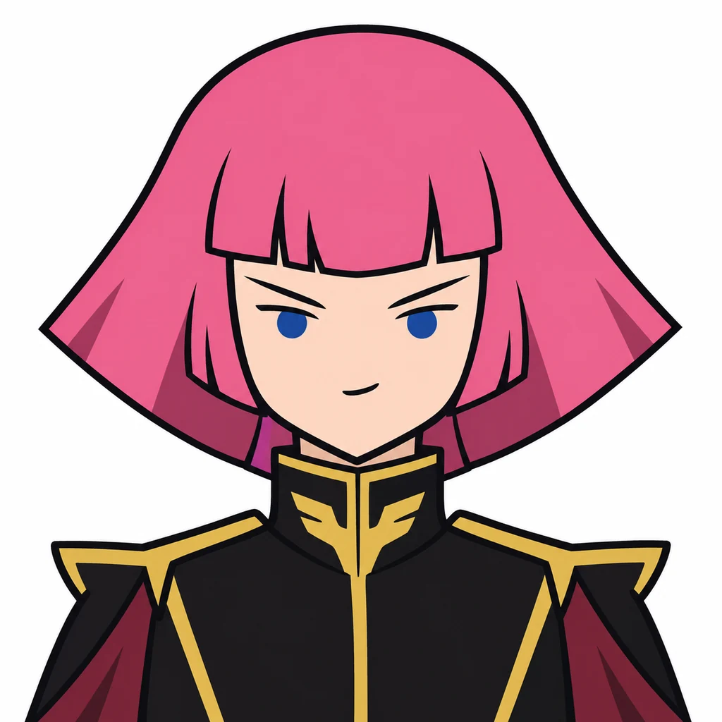 ハマーン・カーン AI 辅助角色插画