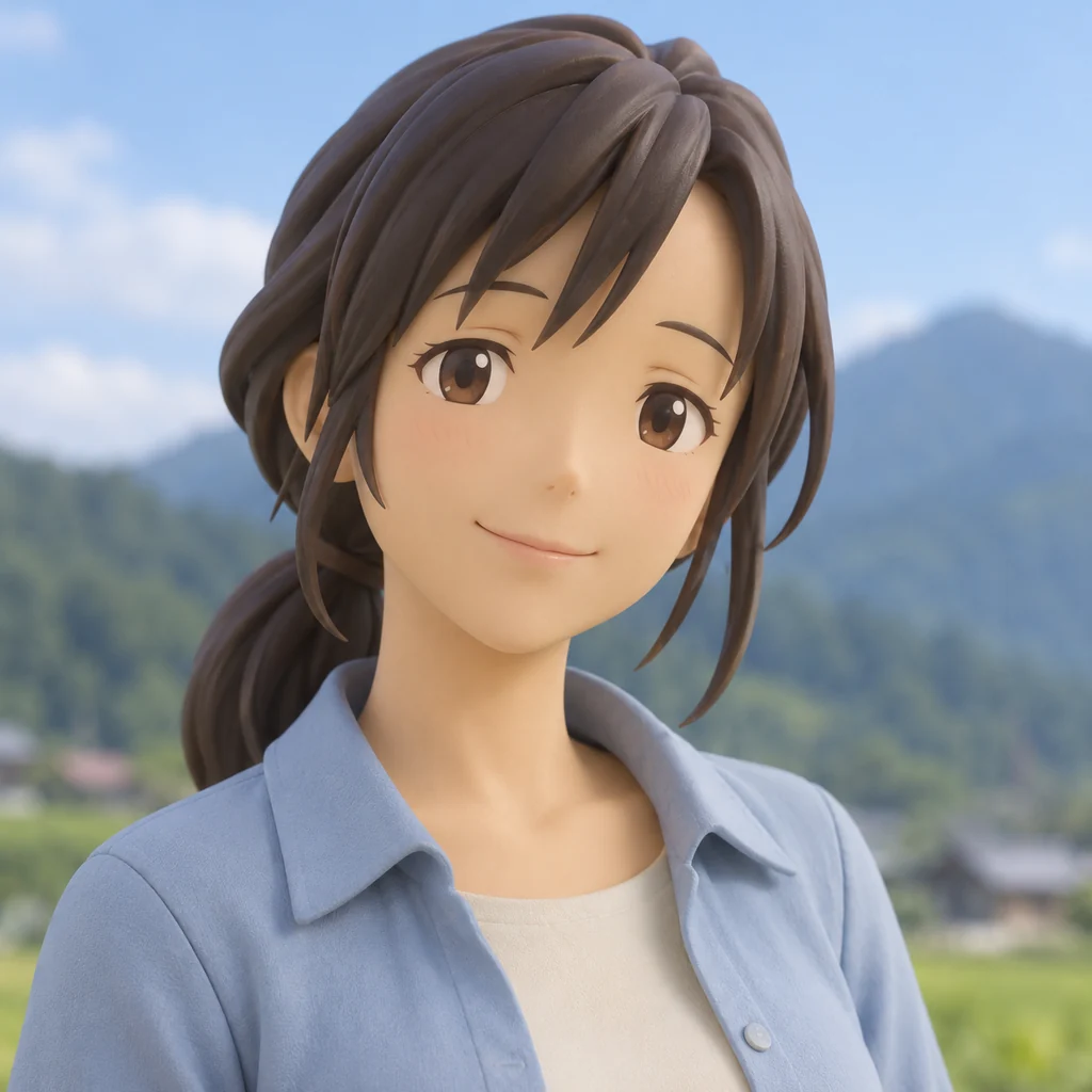 Hana AI 辅助角色插画