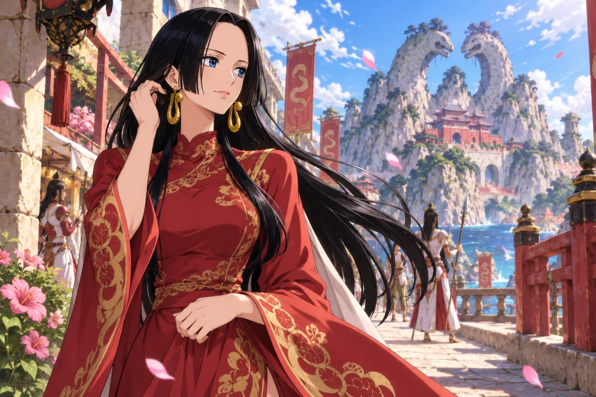Boa Hancock AI 插画