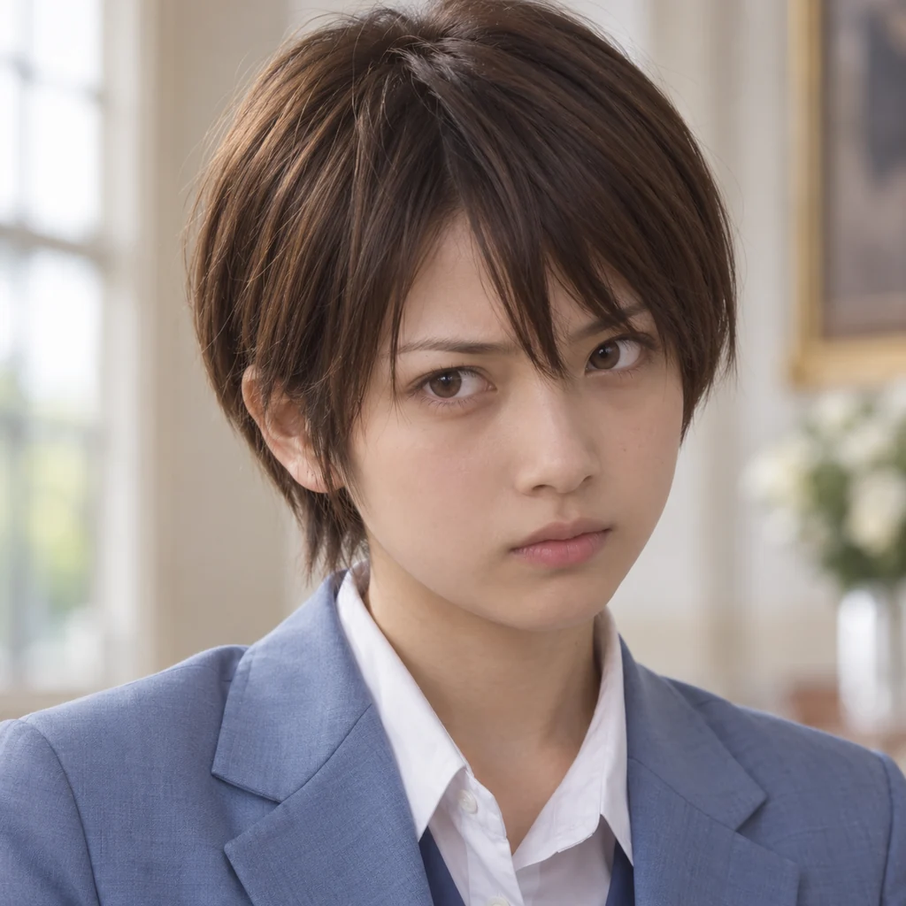 Haruhi Fujioka live-action AI portrait