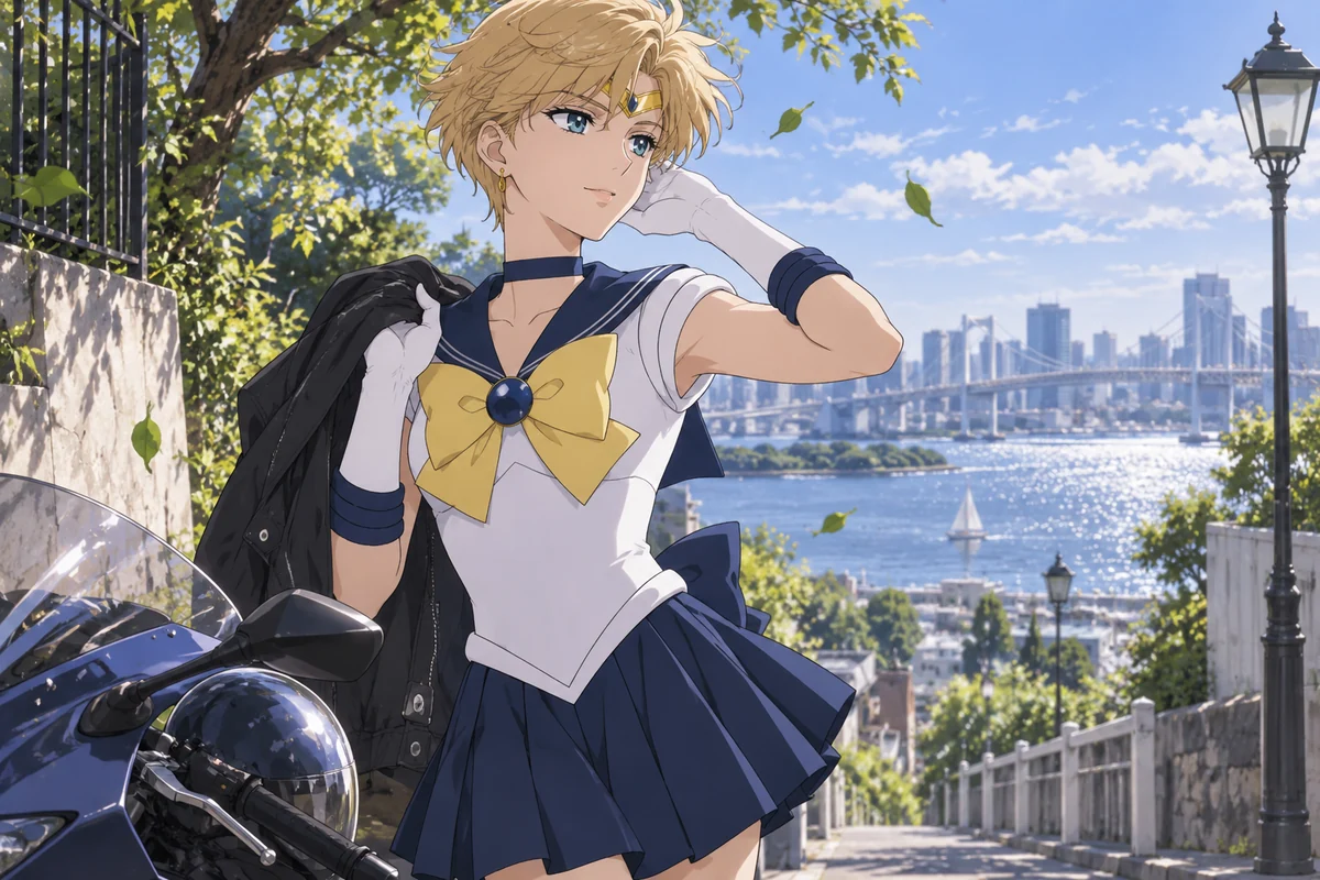 Haruka Tenoh AI 插画