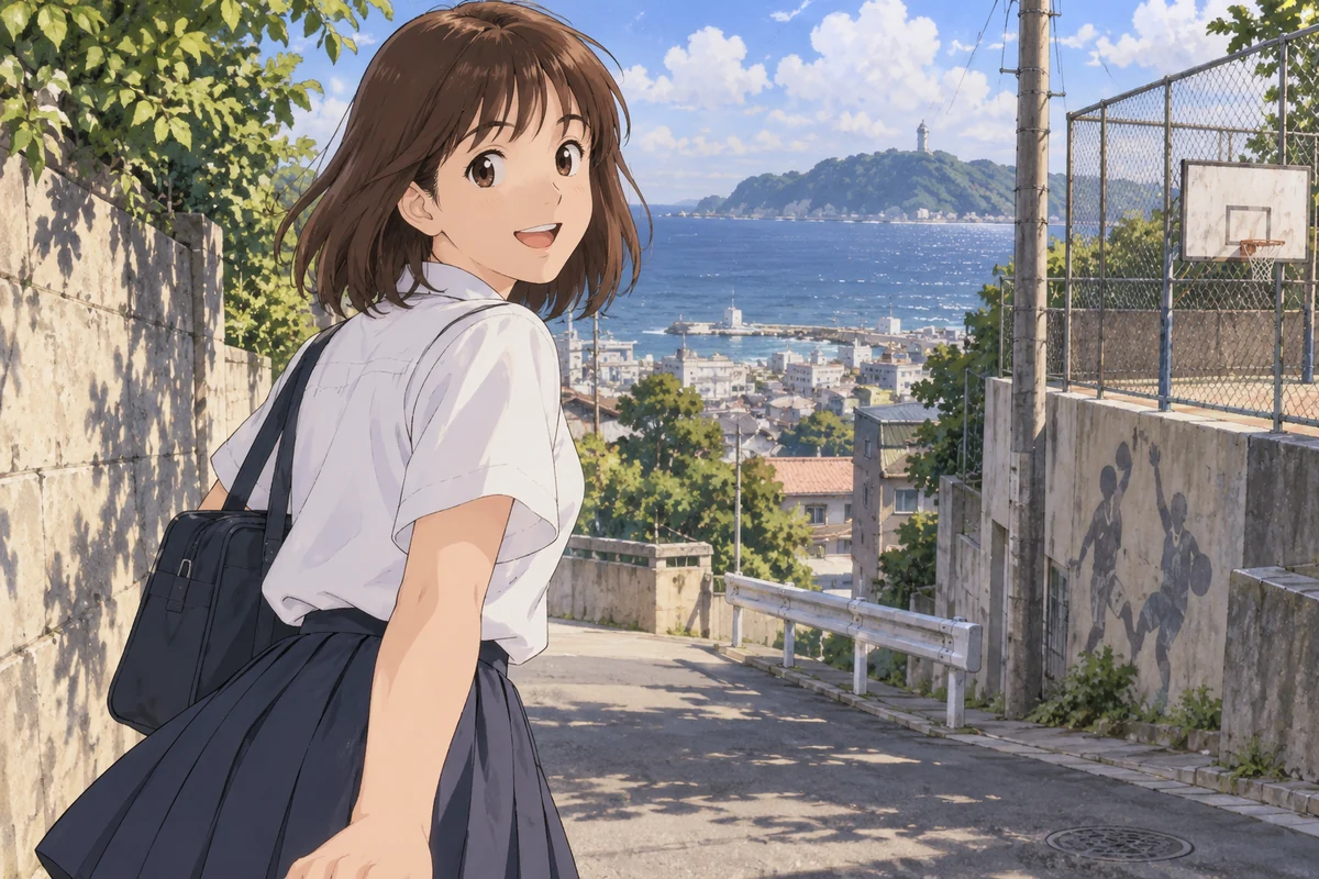 Haruko Akagi AI 插画