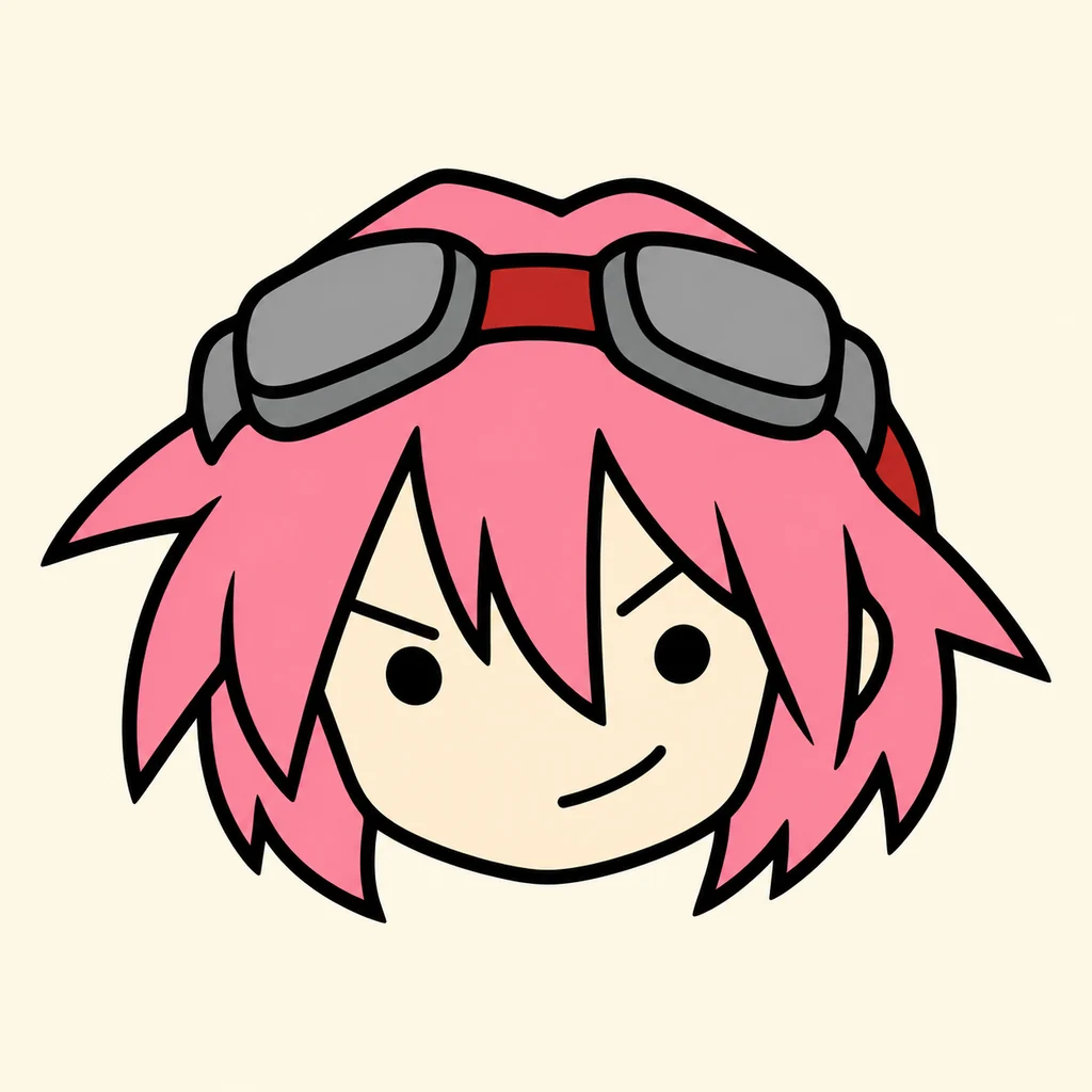 Haruko Haruhara AI 辅助角色插画