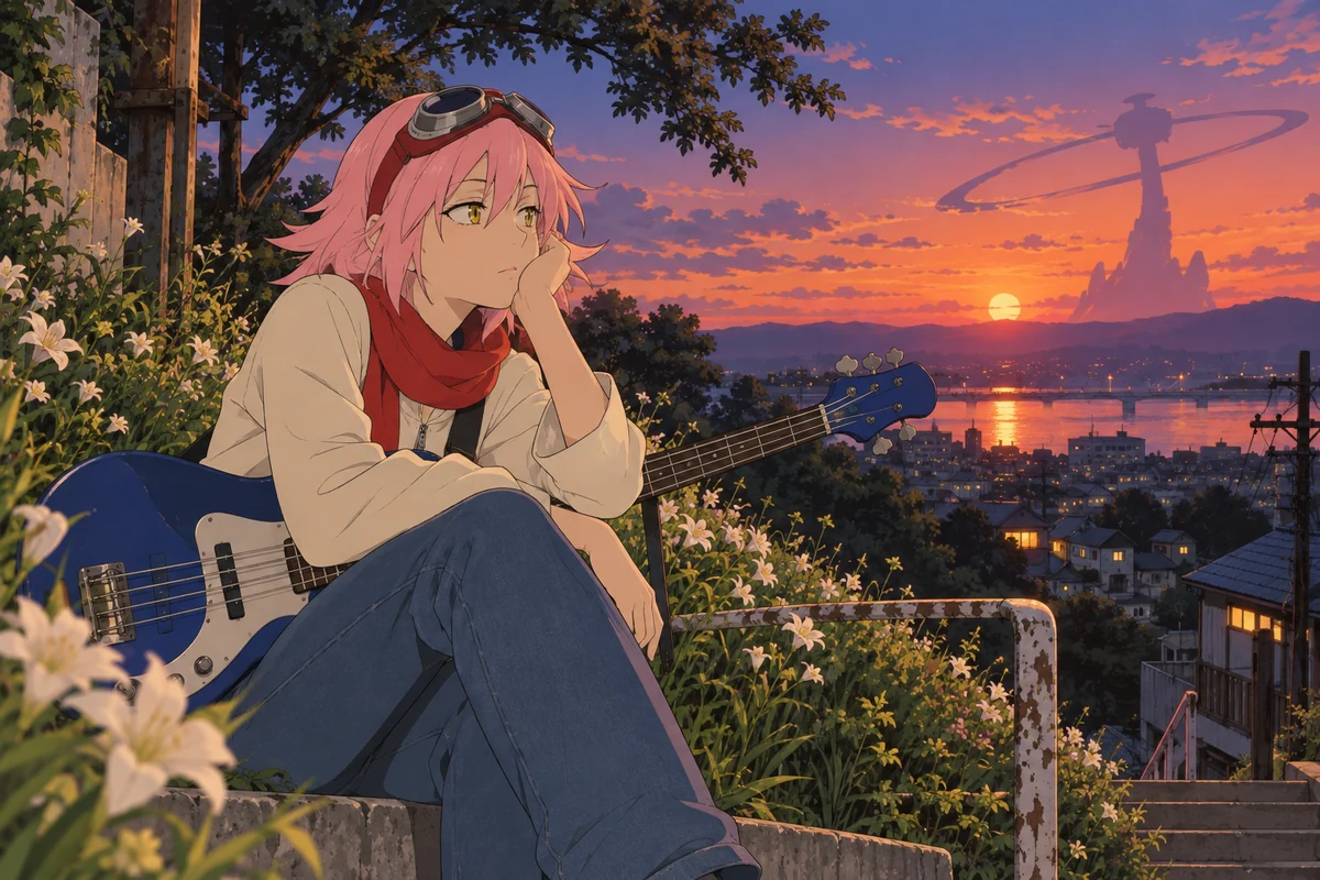 Haruko Haruhara AI 插画
