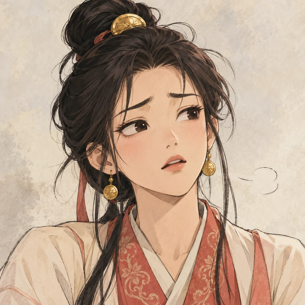 He Xiangu AI 辅助角色插画