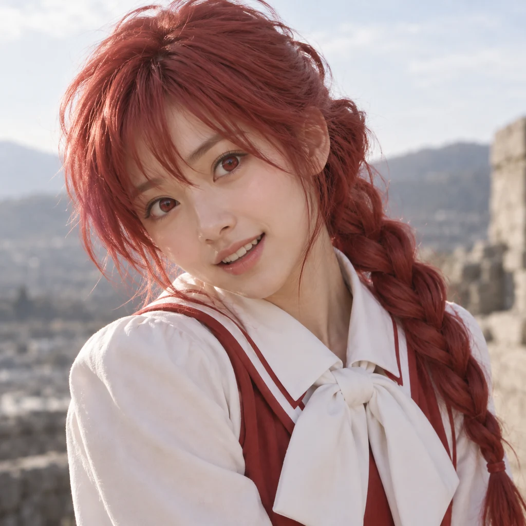 Hikaru Shidou live-action AI portrait