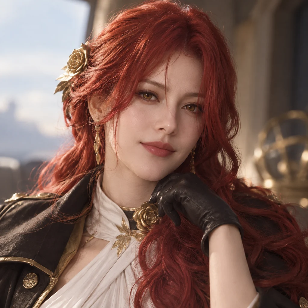 Himeko live-action AI portrait