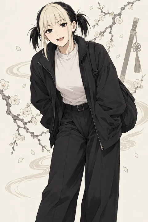 Hinao角色示意插画