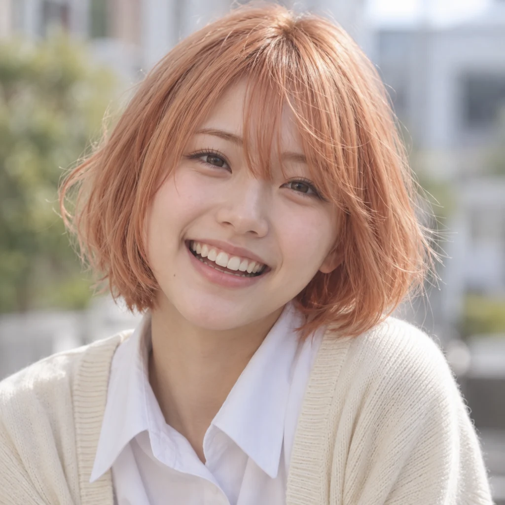 橘日向真人版 AI 头像