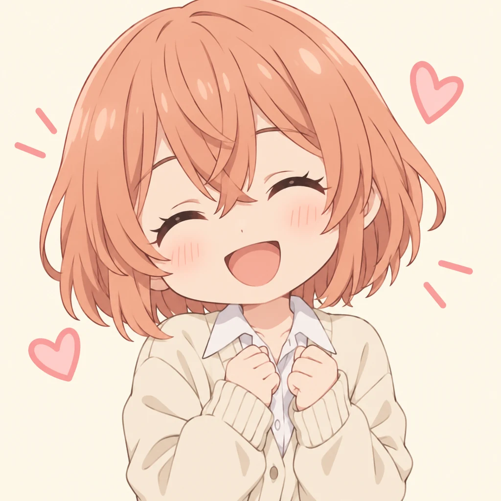 Hinata Tachibana · Reaction sticker