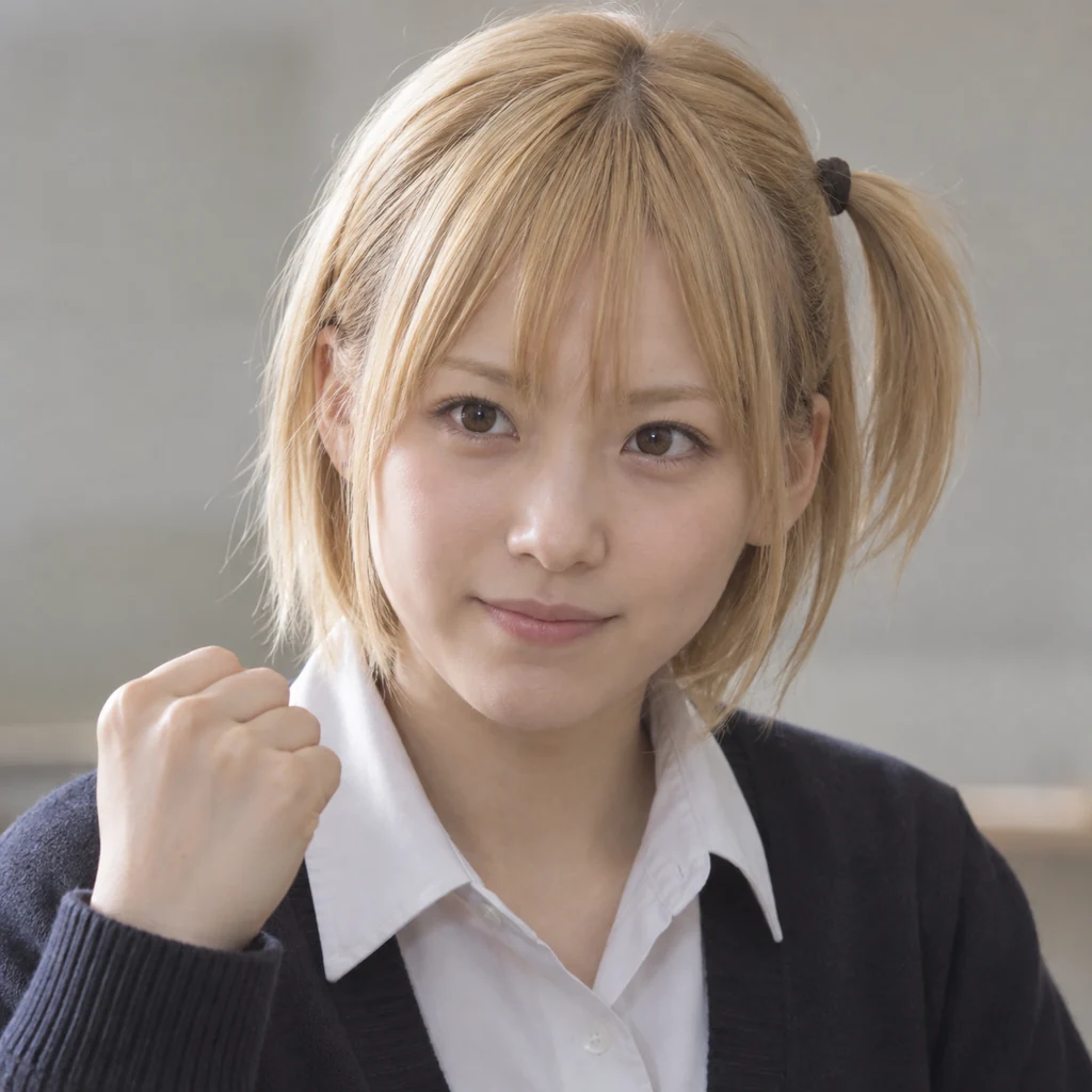 Hitoka Yachi live-action AI portrait