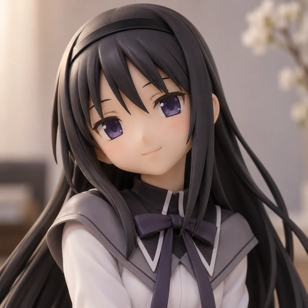 Homura Akemi AI 辅助角色插画