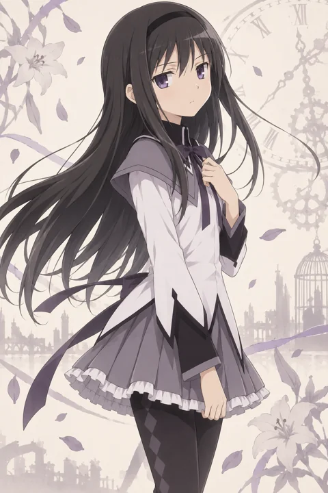 Homura Akemi角色示意插画