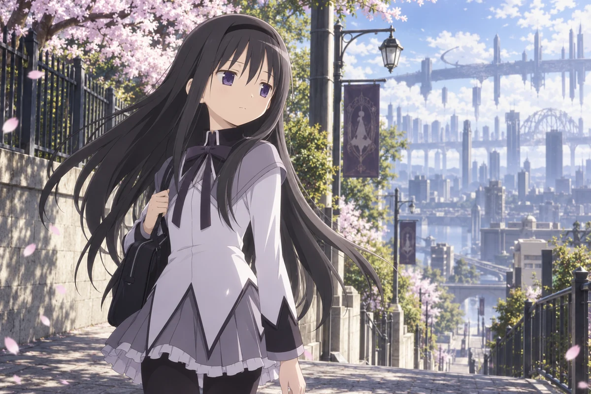 Homura Akemi AI 插画