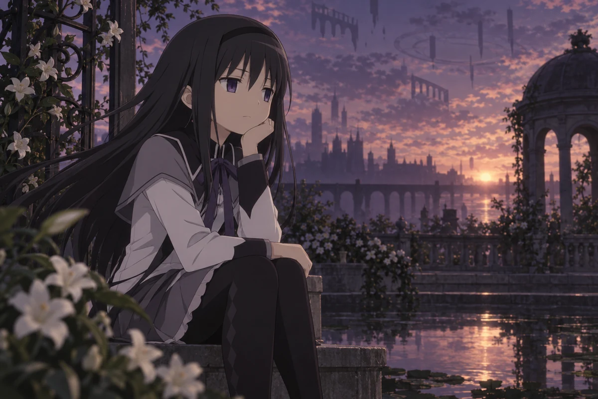 Homura Akemi AI 插画