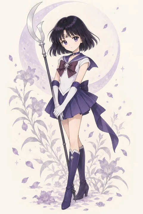 Hotaru Tomoe角色示意插画