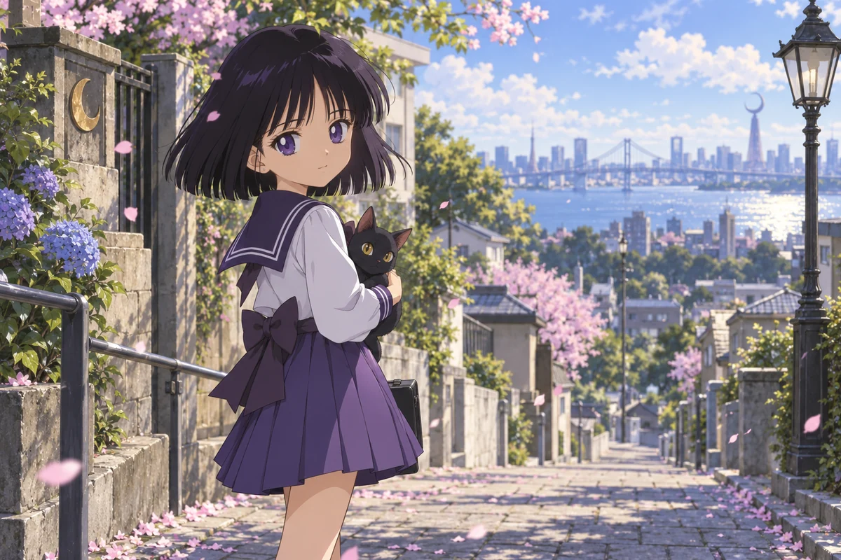 Hotaru Tomoe AI 插画