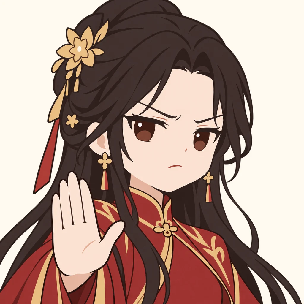 Huo Linger AI 辅助角色插画