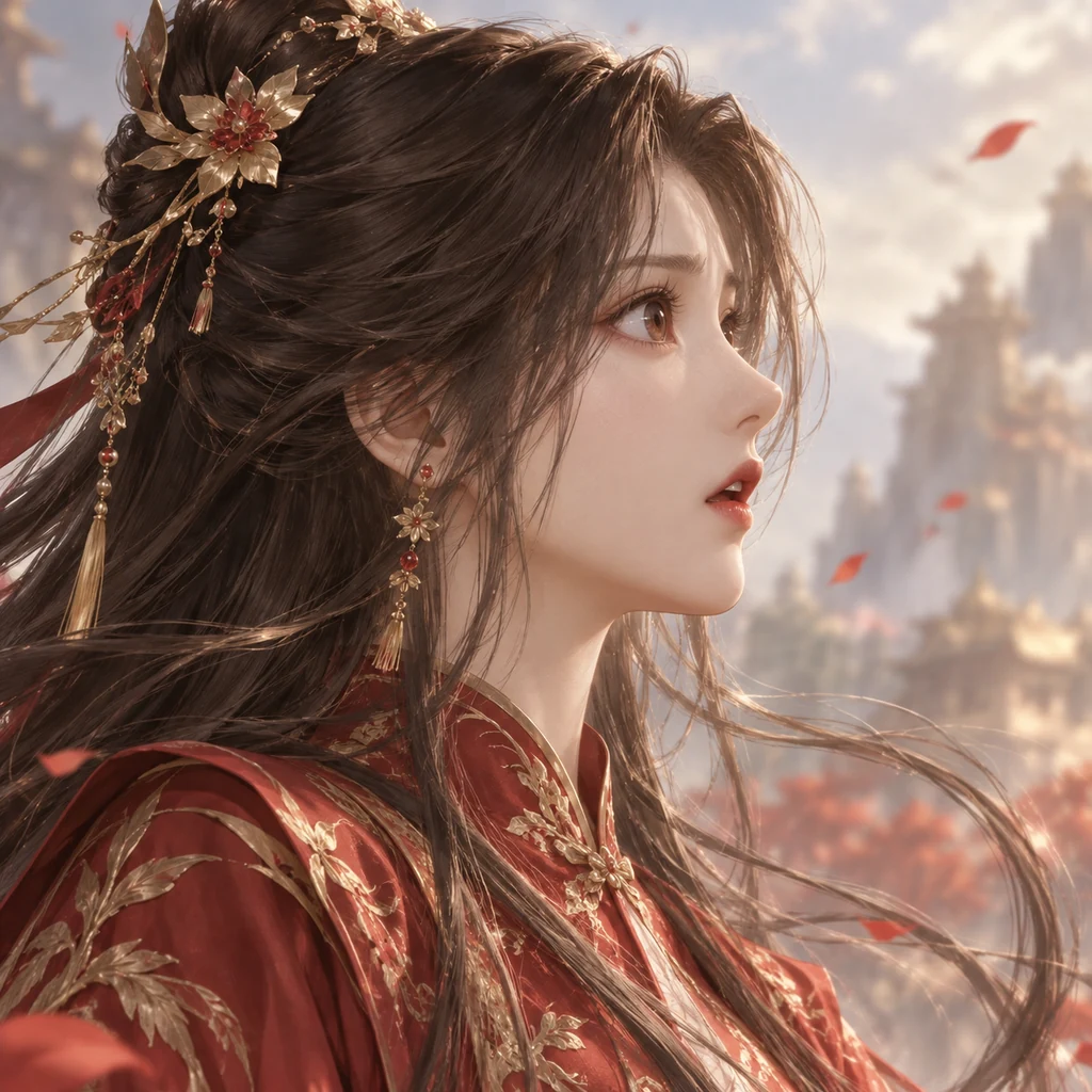 Huo Linger AI 辅助角色插画