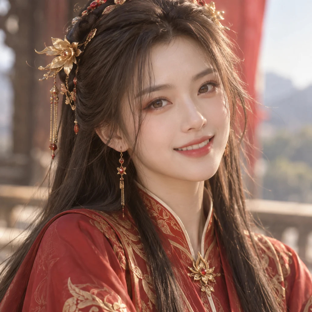 Huo Linger live-action AI portrait
