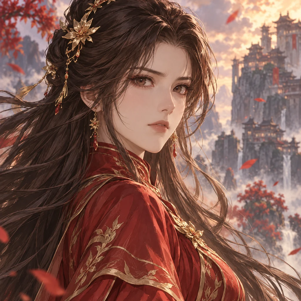 Huo Linger AI 辅助角色插画