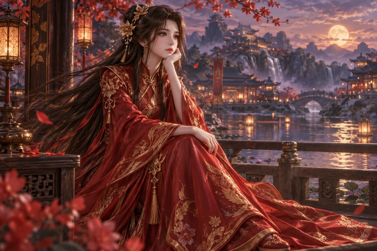 Huo Linger AI 插画