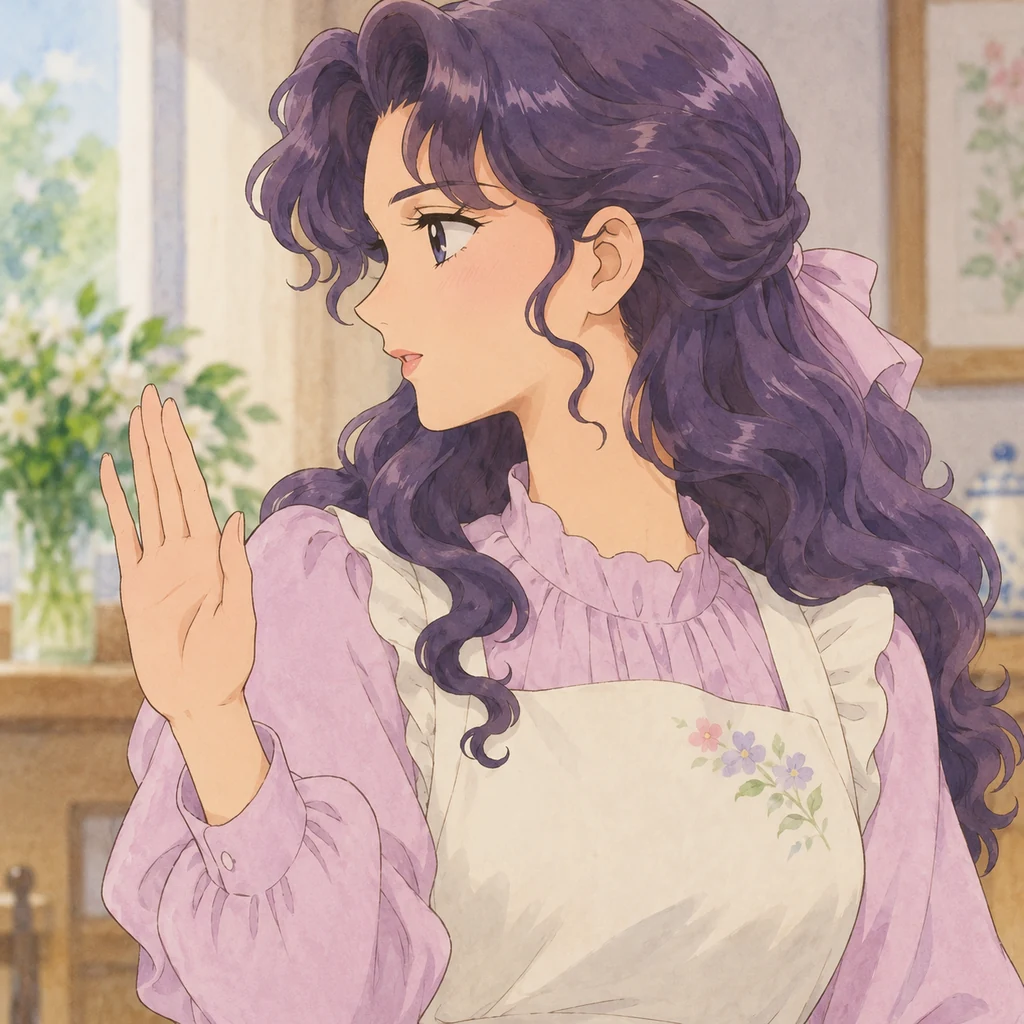 Ikuko Tsukino AI 辅助角色插画