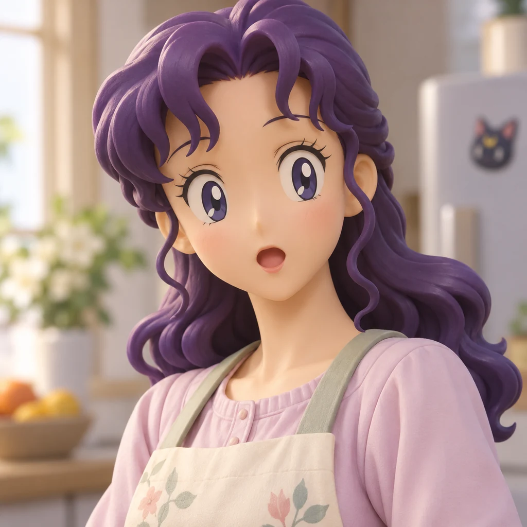 Ikuko Tsukino AI 辅助角色插画