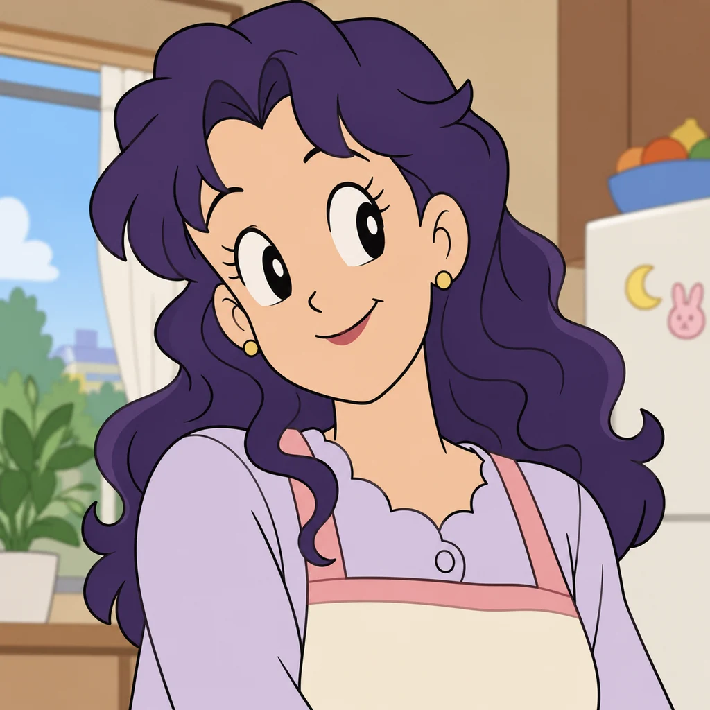 Ikuko Tsukino AI 辅助角色插画