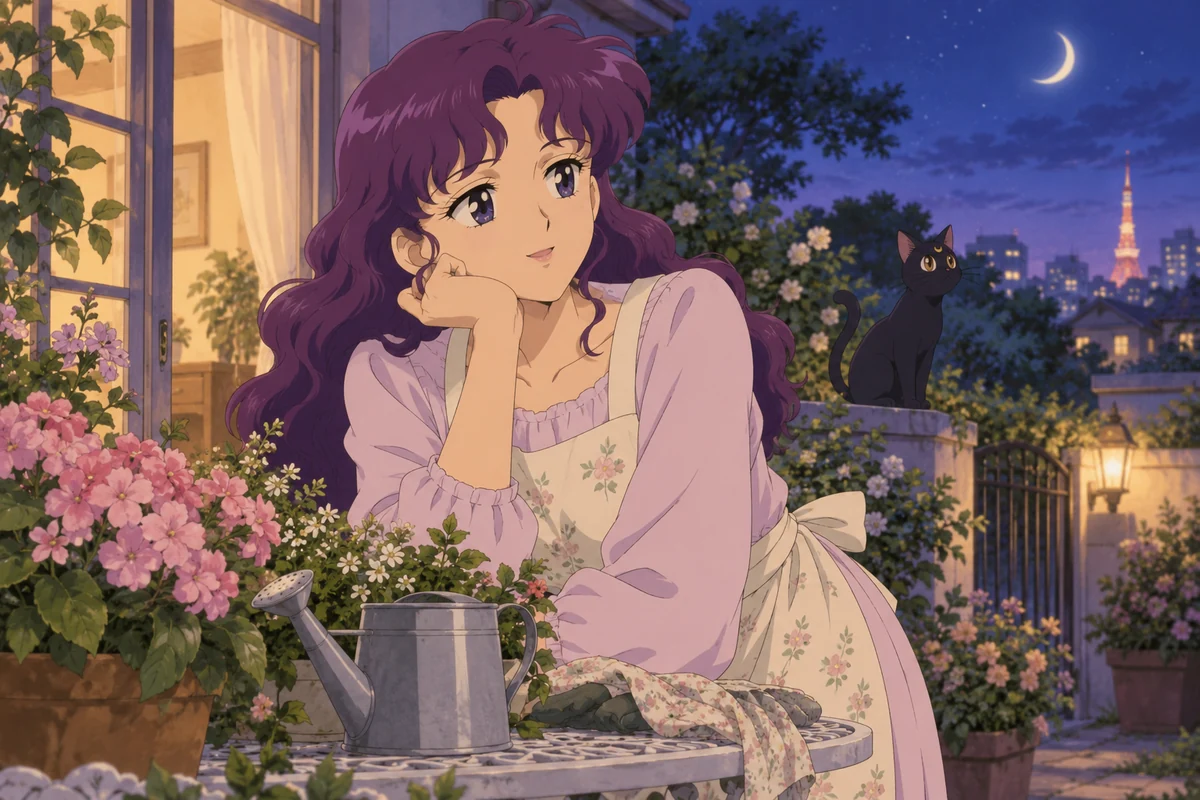 Ikuko Tsukino AI 插画