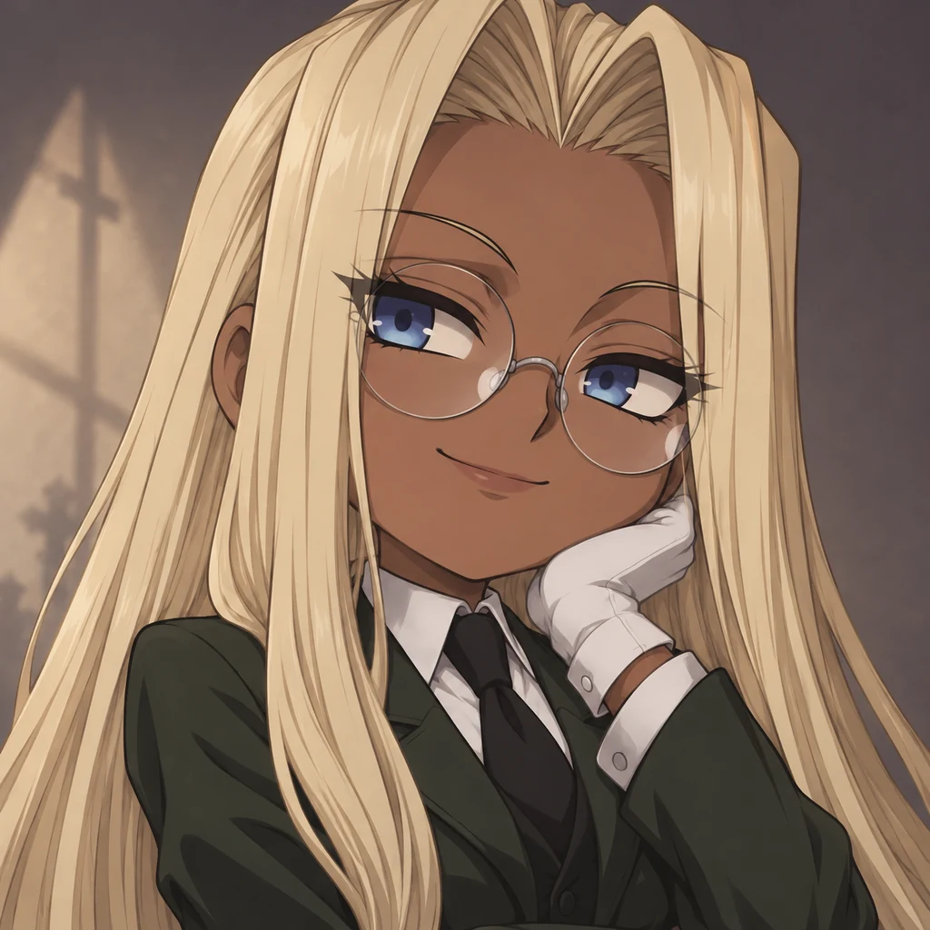 Integra Hellsing AI 辅助角色插画