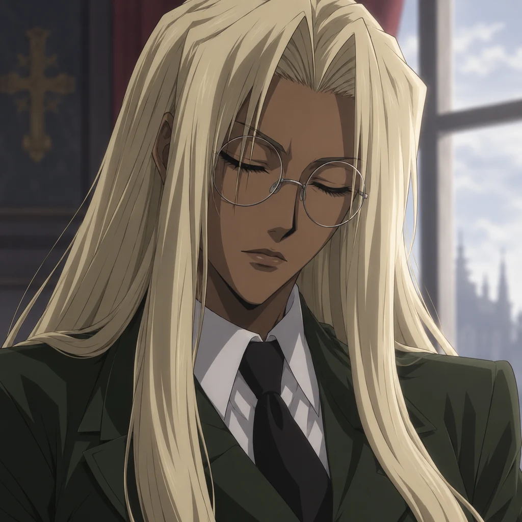 Integra Hellsing AI 辅助角色插画