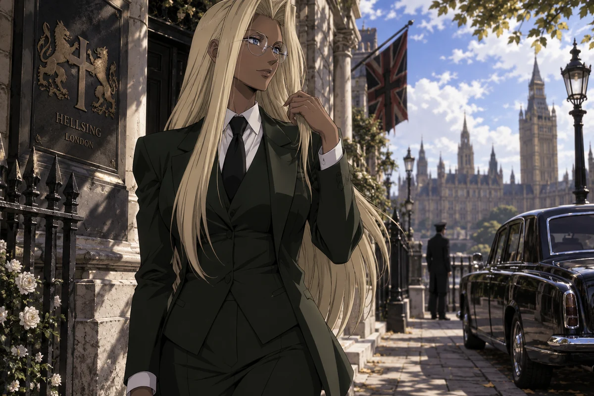 Integra Hellsing AI 插画