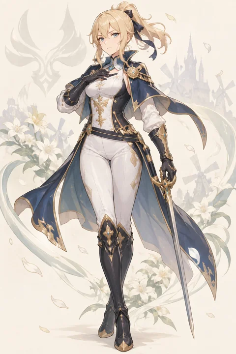 Jean角色示意插画
