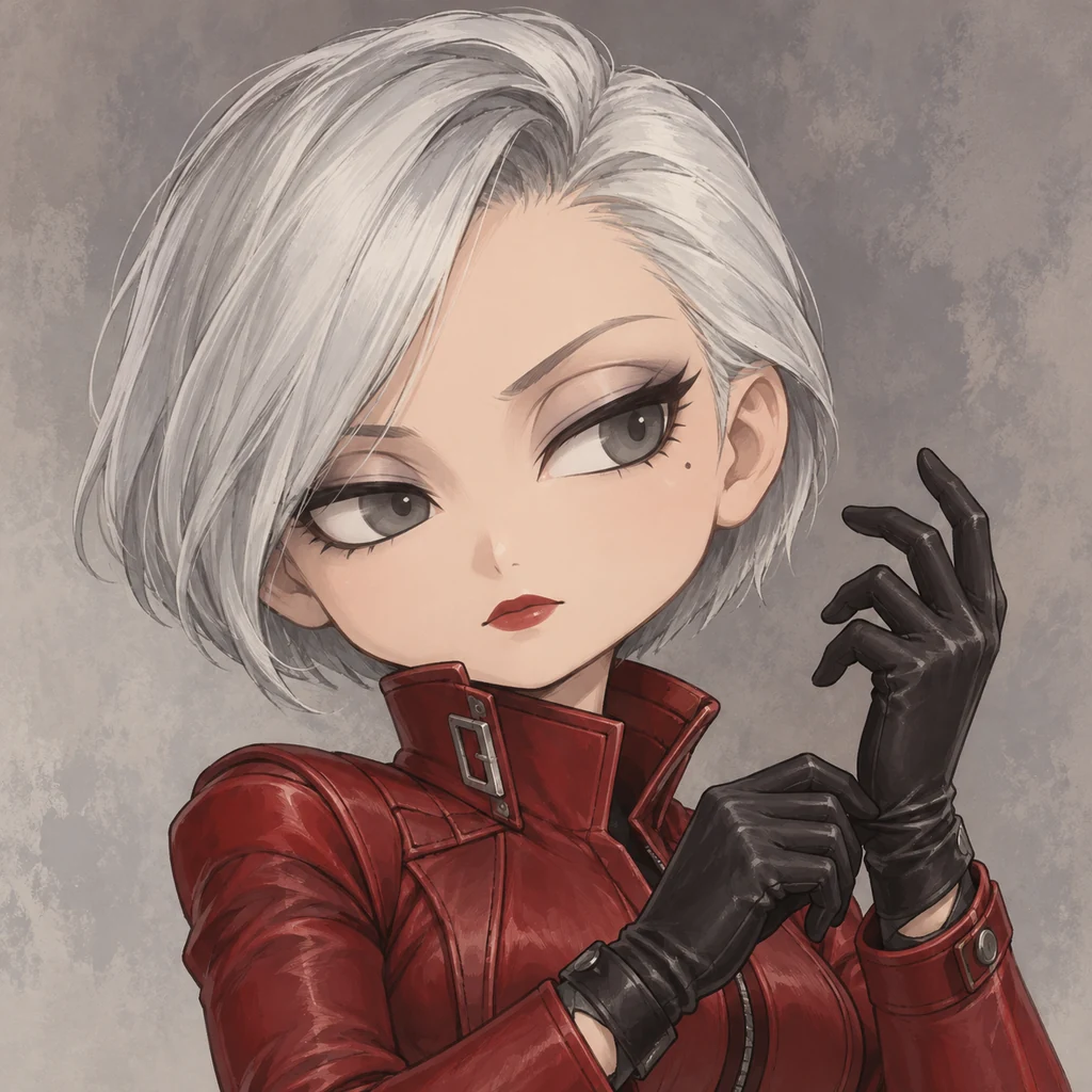 贞德 AI 辅助角色插画