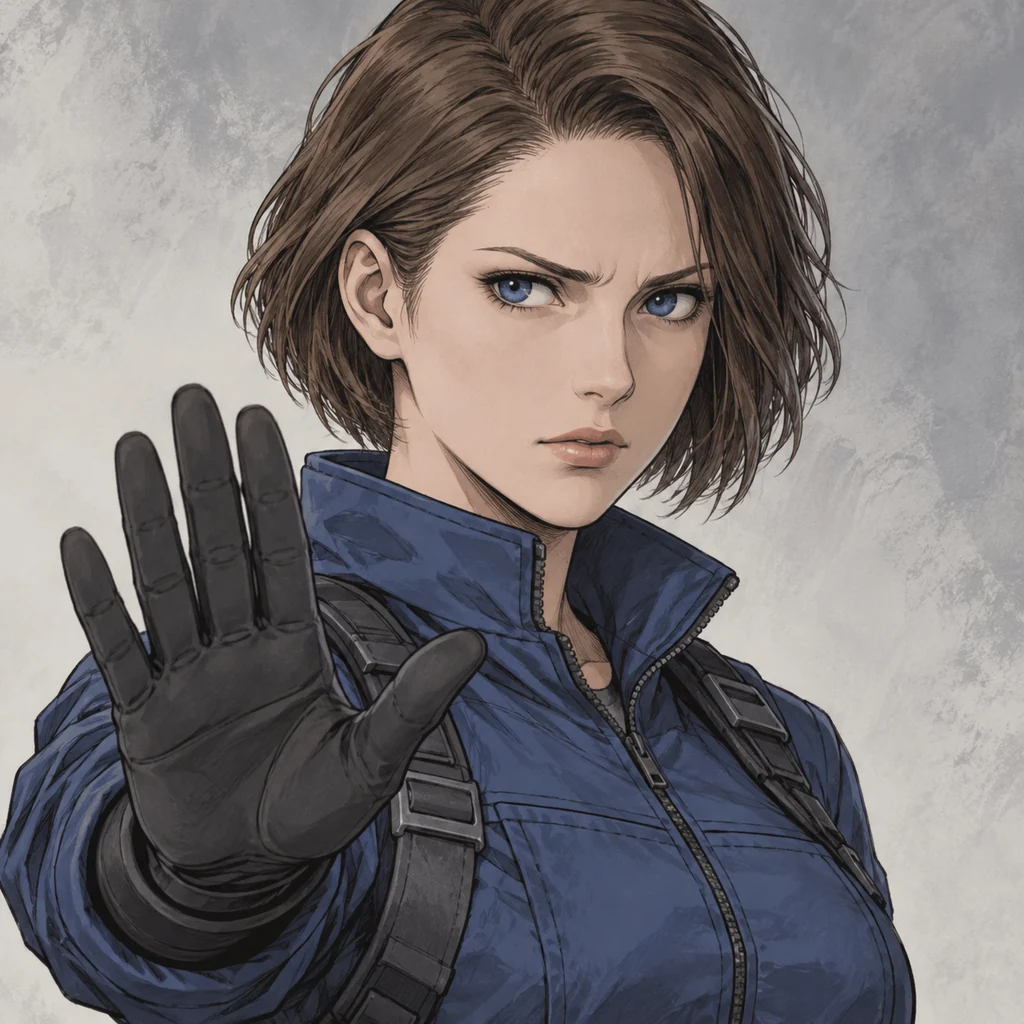 Jill Valentine AI 辅助角色插画