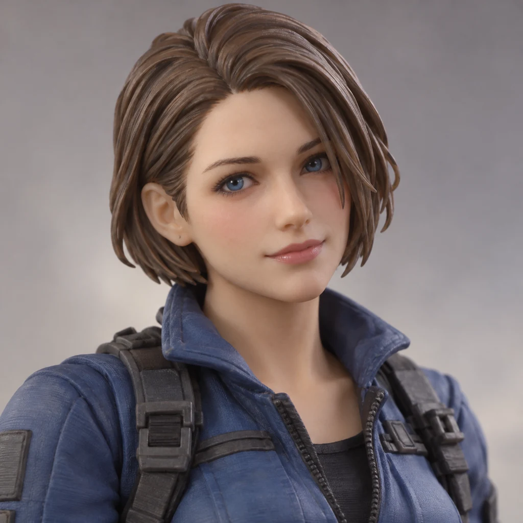 Jill Valentine AI 辅助角色插画