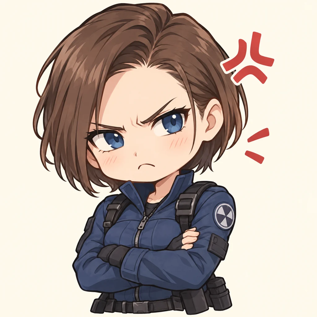 Jill Valentine 表情包 2