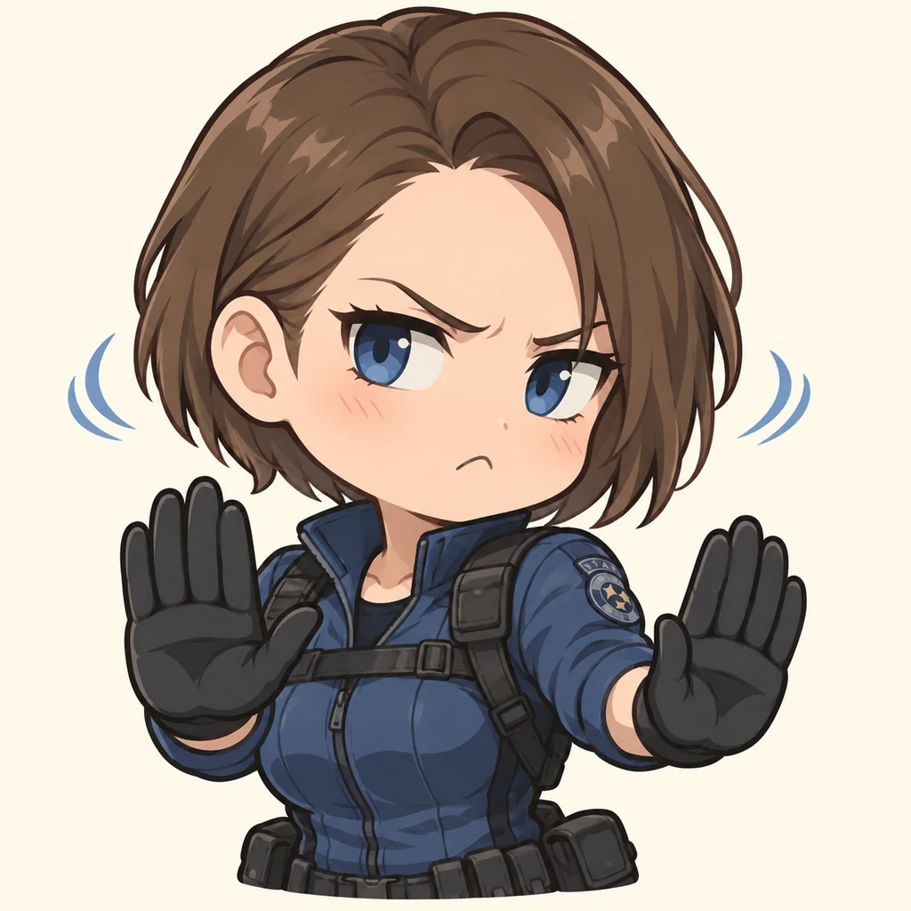 Jill Valentine 表情包 8