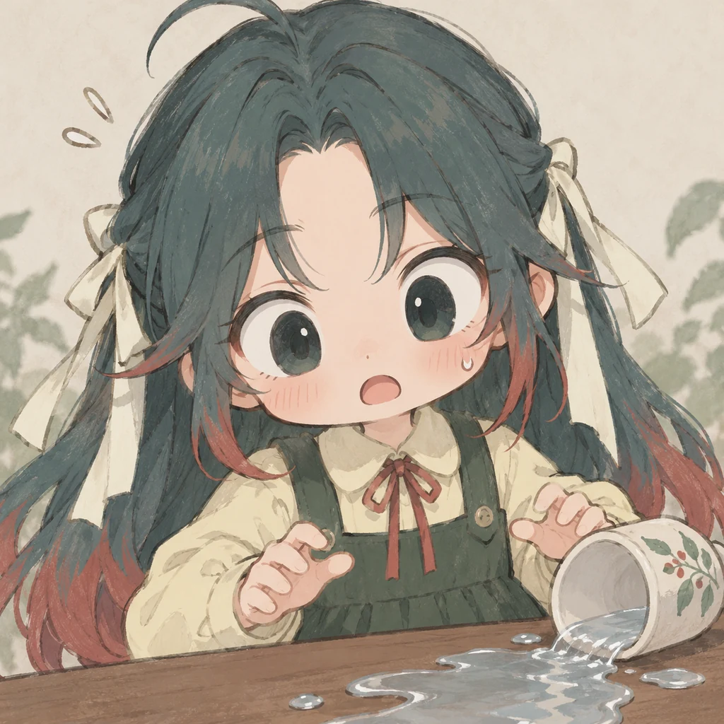 Jing Wei AI 辅助角色插画