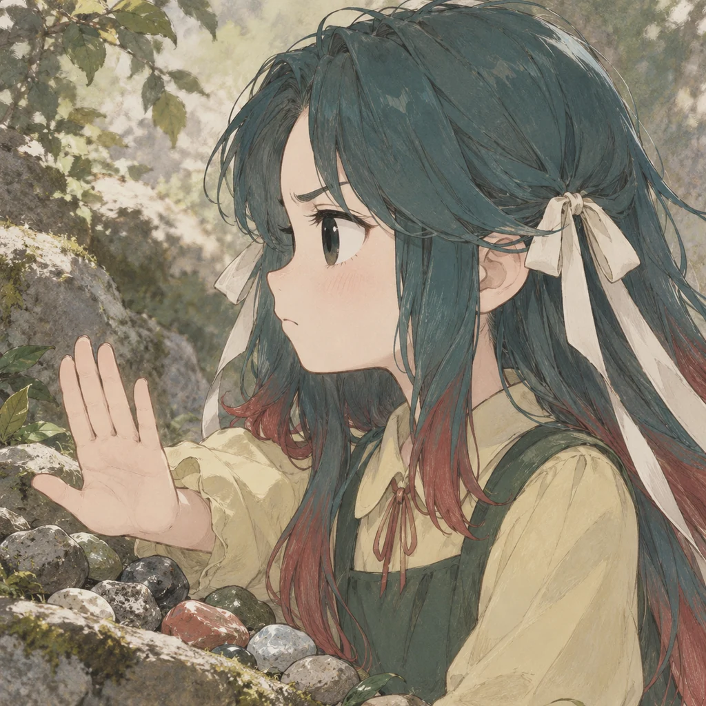 Jing Wei AI 辅助角色插画