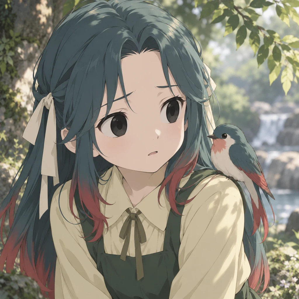 Jing Wei AI 辅助角色插画