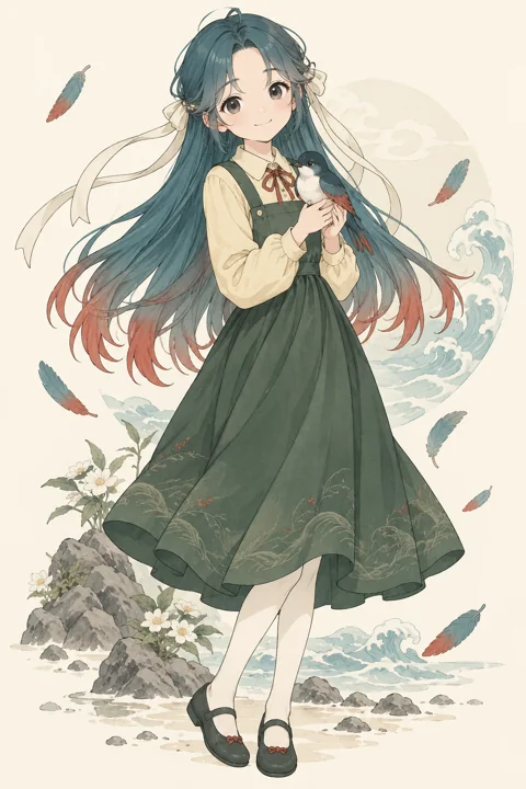 Jing Wei角色示意插画