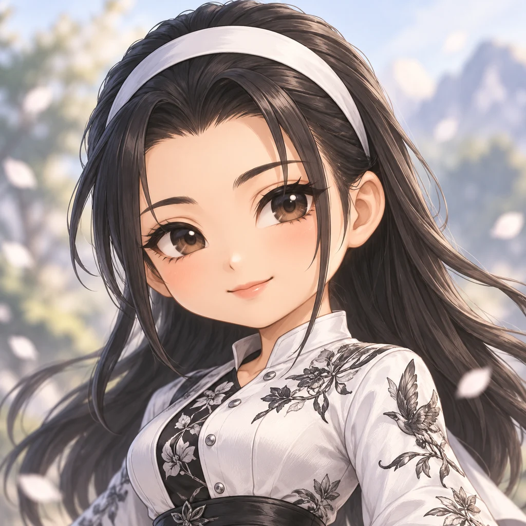 風間準 AI 辅助角色插画