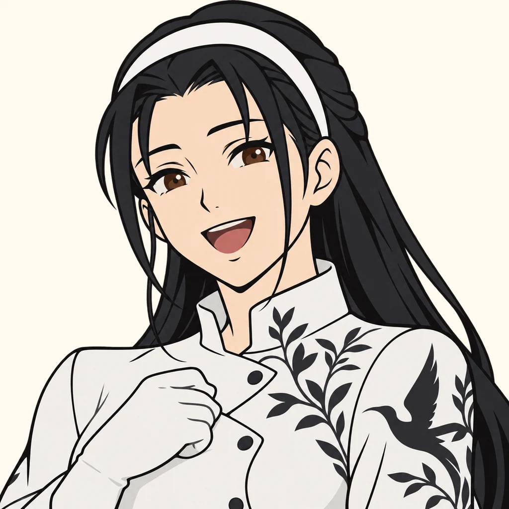 風間準 AI 辅助角色插画