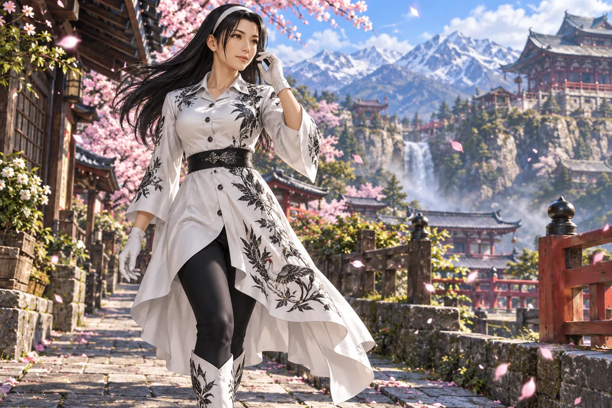 風間準 AI 插画