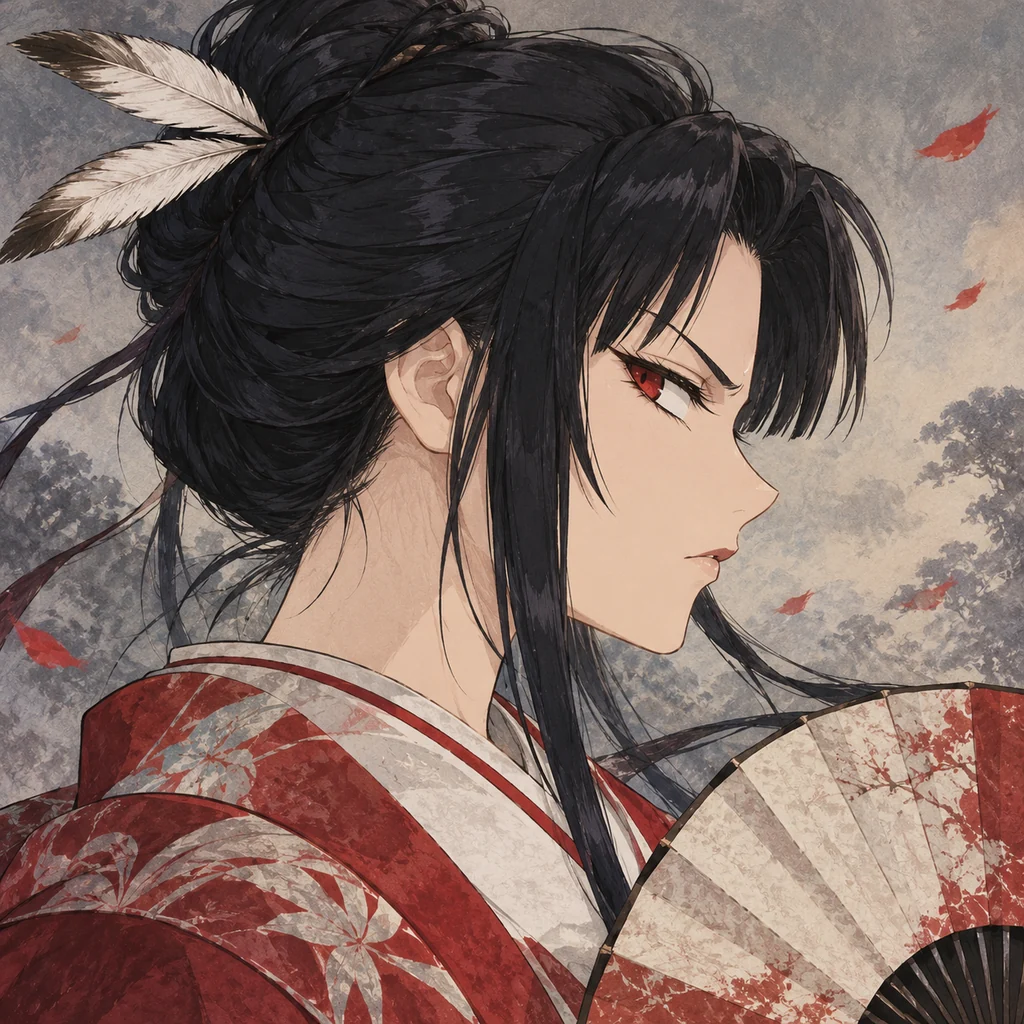 神楽 AI 辅助角色插画