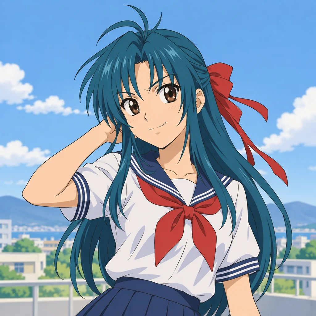 Kaname Chidori AI 辅助角色插画